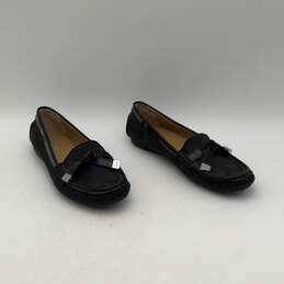 Womens Frida Q672 Black Signature Round Toe Slip On Loafer Flats Size 7.5 B
