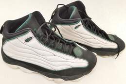 Jordan Pro Strong White Black Green Men's Shoes Size 9.5