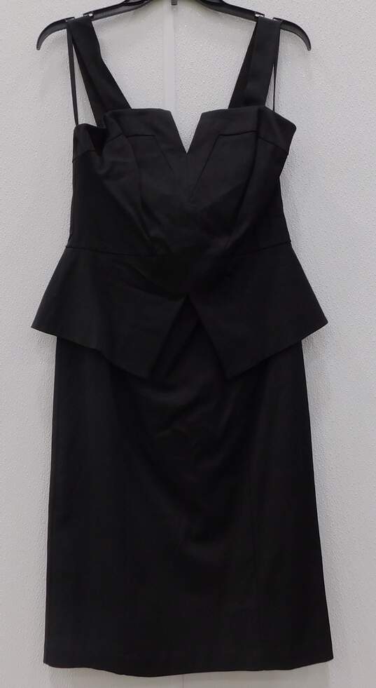 White House Black Market Women's Sleeveless Black Dress Size 10 image number 1
