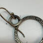 Designer Silpada 925 Sterling Silver Smoky Quartz Fish Hook Dangle Earrings image number 1