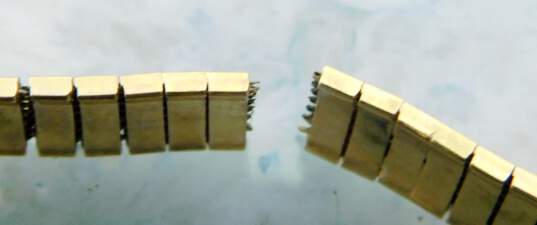 14K Gold Omega Chain Bracelet For Repair 16.5g image number 3