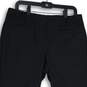 Ann Taylor Womens Black Flat Front Welt Pocket Ankle Pants Size 10 image number 3