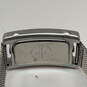 Designer Skagen Silver-Tone Dual Time Rectangle Dial Analog Wristwatch image number 5