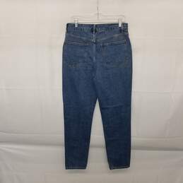 Oak + Fort Blue Cotton High Rise Tapered Jeans WM Size 31 NWT alternative image