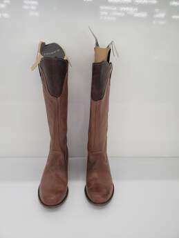 Women Ariat Brown Leather Boots Size-10 used