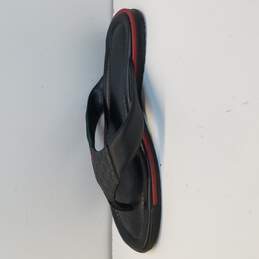 Gucci Thong Sandal Men's Size 7 Black/Red AUTHENTICATED alternative image