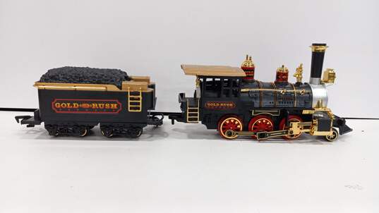 New Bright Gold Rush Express Train Set IOB image number 3