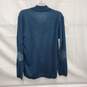 NWT Smartwool MN's Intraknit Thermal Merino 1/4 Zip Blue Pullover Size L image number 2