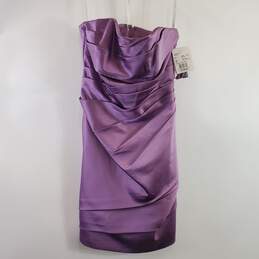 Davids Bridal Women Purple Dress SZ 6 NWT