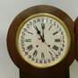 Vintage Heyden Trapani Regulator Wall Clock With Key image number 3