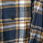 Mens Plaid Collared Long Sleeve Chest Pockets Button-Up Shirt Size X-Large image number 3