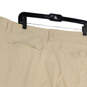 NWT Mens Khaki Flat Front Slash Pocket Cargo Shorts Size 40 image number 4