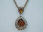 Sterling Silver Amber Rustic Jewelry 20.6g image number 2