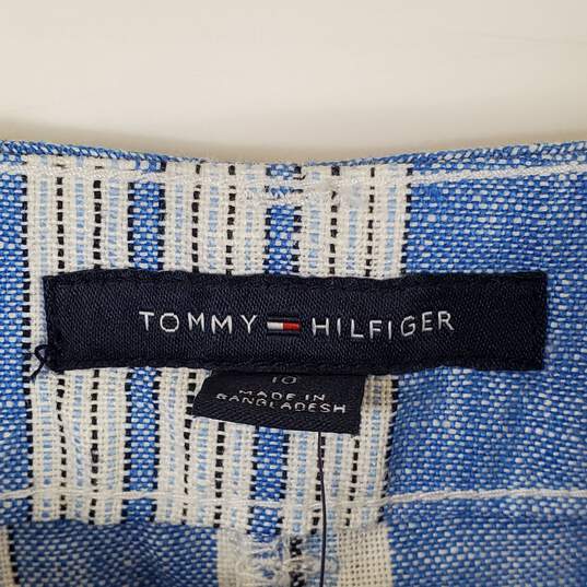 Tommy Hilfiger Women Blue Striped Skirt Sz 10 NWT image number 3