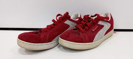 Champion Men's Red Suede Shoes Size 8.5 image number 1