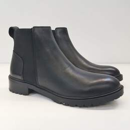 Steve Madden Urmi Leather Chelsea Boots Black 8