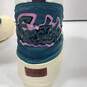 Vintage 90s Sorel Freestyle White, Purple, And Teal Snow Boots Size 9 image number 5