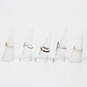 Assortment of 5 Sterling Silver Rings Sizes (4.5, 4.75, 5.5, 6, 6.25) - 9.7g image number 3