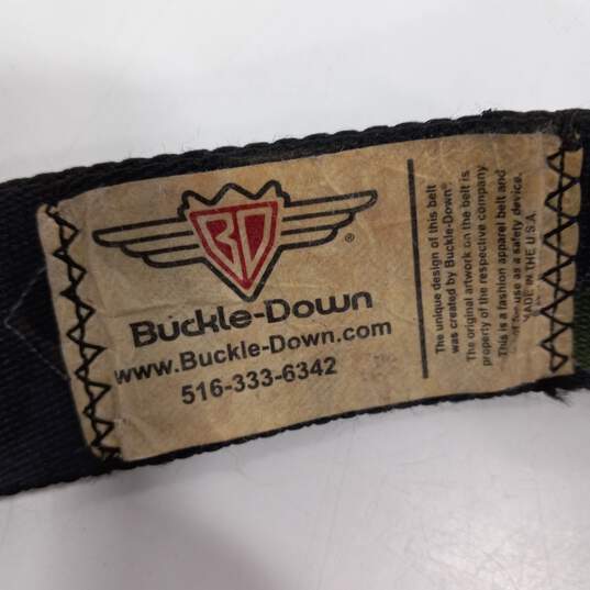 Adult Buckle-Down Black Butler Seatbelt Belt image number 2