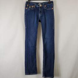 True Religion Women's Dark Wash Denim Jeans SZ 29