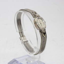 Vintage Bulova 23 Jewel 10K Rolled Gold Plate Diamond Accent Watch-16.7g