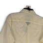 NWT Mens White Long Sleeve Spread Collar Button Up Shirt Size Large image number 4
