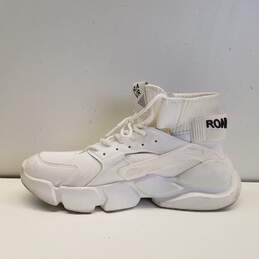 RAVR Gos White Knit Hi Sneakers Men's Size 42 alternative image