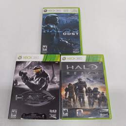 Halo Reach, Halo 3 ODST, & Halo Anniversary Xbox 360 Video Game Bundle