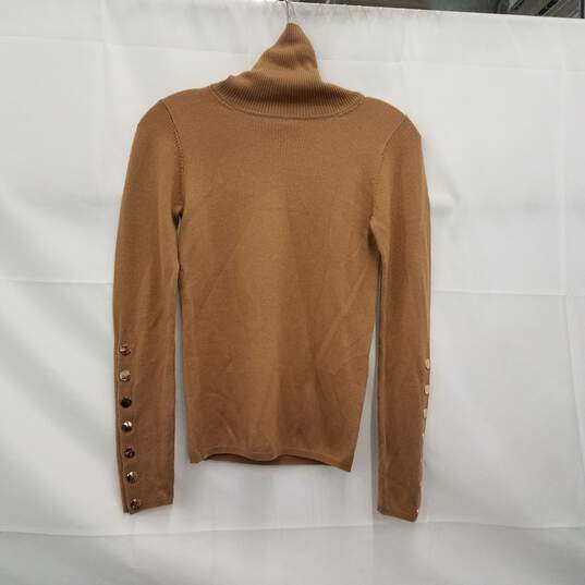 BA & SH True Camel Turtleneck Sweater Size 1 image number 1