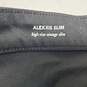 Adriano Goldschmied Alexxis Slim High Rise Black Pants Women's 31 NWT image number 5