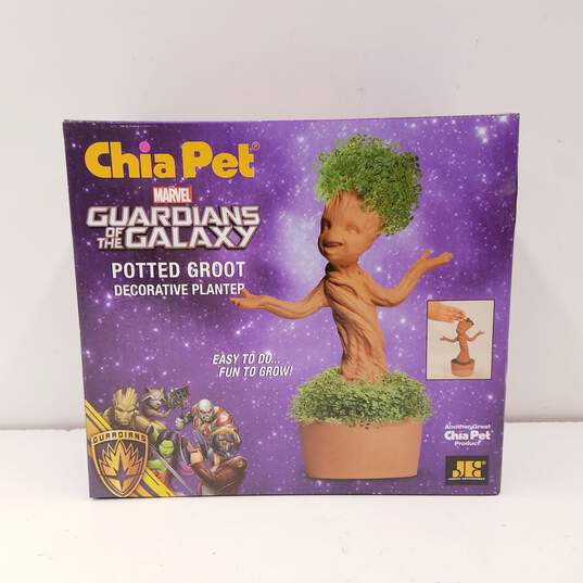 Chia Pet Marvel Guardians of the Galaxy Potted Groot Decorative Planter image number 10