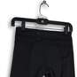 Womens Black Elastic Waist Zipper Pocket Pull-On Cropped Leggings Size 4 image number 4