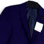 NWT Mens Blue Peak Lapel Long Sleeve Flap Pockets Two Button Blazer Size 38S image number 3
