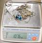 925 Sterling Silver & Stone Scrap Jewelry, 107.7g image number 1