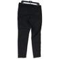 Womens Black Dark Wash Stretch Pockets Skinny Leg Jeans Size 14/32 image number 3