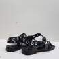 J. Crew Leather Grommets Sandals Black 5.5 image number 4