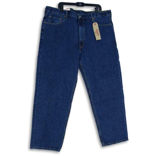 NWT Levi Strauss & Co Mens Blue Denim 550 Relaxed Fit Tapered Leg Jeans Sz 44X30 image number 1