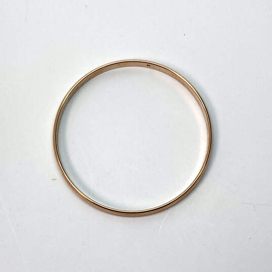 Designer Kate Spade New York Gold-Tone Round Shape Bangle Bracelet image number 2