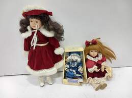Bundle of 3 Assorted Collectible Dolls