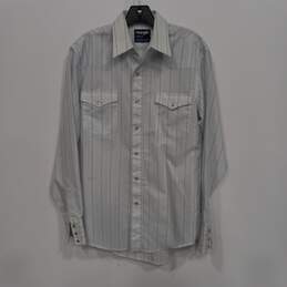 Wrangler Long Sleeve Button Up Shirt Men's Size 15