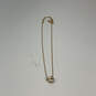 Designer Kate Spade Gold-Tone Crystal Cut Stone Classic Pendant Necklace image number 3