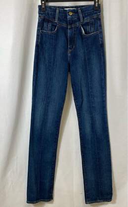 Joe's Womens Blue Dark Wash Andrea's Lookbook Denim Bootcut Jeans Size 25