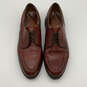 Mens Bradley 2661 Brown Leather Almond Toe Derby Dress Shoes Size 9.5 D image number 4