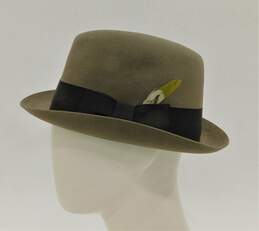 Vintage Royal Stetson Fedora Taupe Gray Color Size 7 1/8