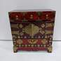 Vintage Wooden Jewelry Box w/Drawers image number 1