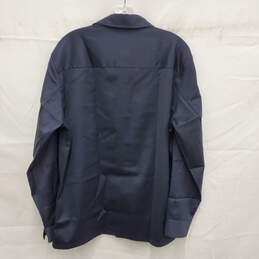 NWT Theory MN's Dark Navy Blue Baltic Portland Wool Shirt Size M alternative image