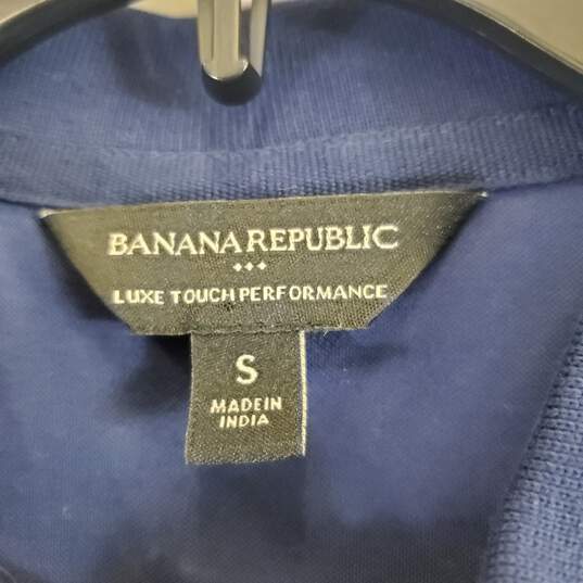Banana Republic Men Blue Polo S image number 3