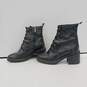 Timberland Women's Black Embossed Leather Sienna Ankle Boots Size 6.5 image number 3
