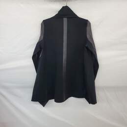 Spanx Black Draped Front Jacket WM Size L NWT alternative image