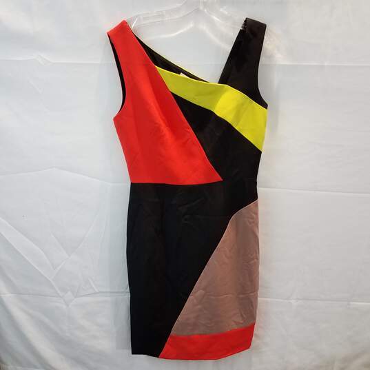 Milly Color Block Sleeveless Dress Women's Size 38in Length 16in Chest image number 1